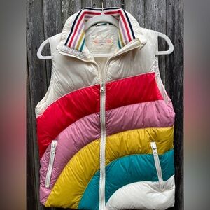 Cozy Rainbow Marine Layer Women’s Puffer Vest
